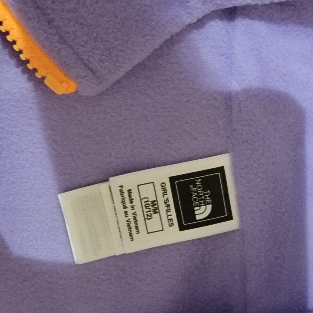 The North Face girls jacket size 10/12 in purple - Picture 3 of 4
